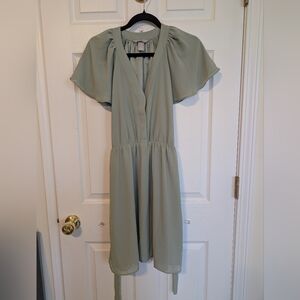 H&M Sage Green Dress